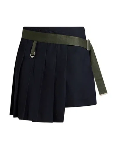 Seafarer Woman Shorts & Bermuda Shorts Navy Size 4 Virgin Wool, Elastane