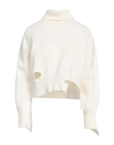 Seafarer Woman Turtleneck Ivory Size S Wool In White