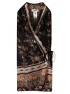 Seafarer Wrap Top Paisley Pattern Sleeveless Tie In Multi