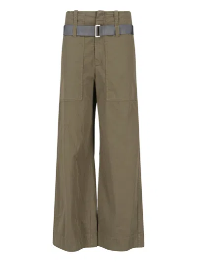 Seafarer Women's Stretch Cotton Trousers In Green