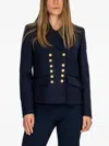 Seafarer Wool Blazer In Blue