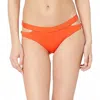 Seafolly Active Split Band Hipster Bikini Bottom In Tangelo In Orange