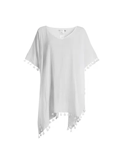 Seafolly Amnesia Kaftan In White
