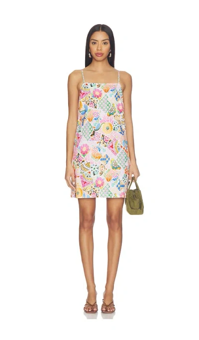 Seafolly Beach Boheme Bandeau Mini Dress In Pink