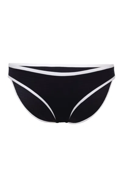 Seafolly Beach Bound Hipster Bikini Bottom Black