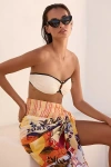 Seafolly Beach Bound Ring Bikini Top In Black