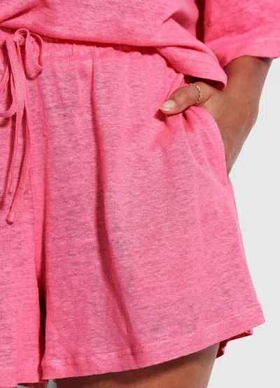 Seafolly Beach Edit Linen Jersey Short Pink