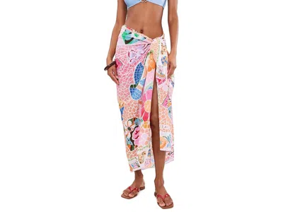 Seafolly Beachboheme Beach Boheme Sarong In Pink