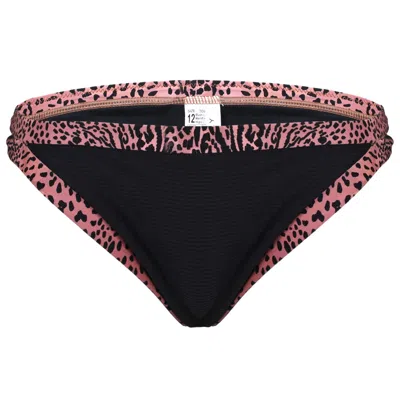 Seafolly Brazilian Bikini Bottoms With Contrast Banding