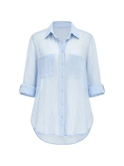 Seafolly Breeze Beach Shirt In Black