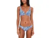 Seafolly C Shells Triangle Bikini Top In Blue