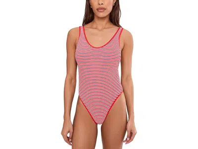 Seafolly Club House Retro One-piece In Orange
