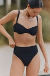 Seafolly Collective High-cut Rio Bikini Bottoms In Black