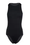 Seafolly Collective Multi Strap One Piece Black In Black