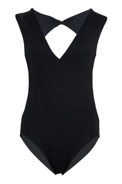 Seafolly Collective V Neck One Piece Black