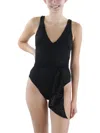 SEAFOLLY COSTA BELLA 1PC WOMENS EMBROIDERED NYLON ONE-PIECE SWIMSUIT