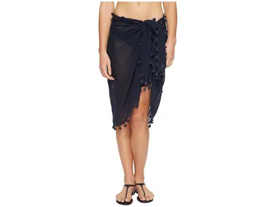 Seafolly Cotton Gauze Sarong In Blue