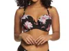 Seafolly Desert Flower Dd Bustier Bikini Top In Black In Multi