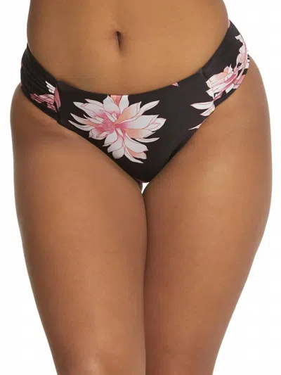 Seafolly Desert Flower Retro Bottom In Black