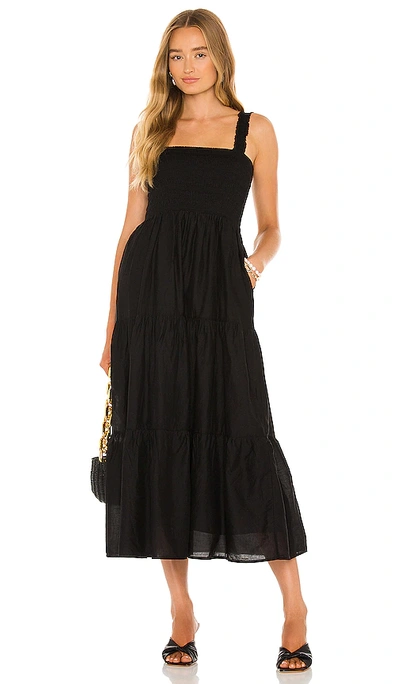 Seafolly Faithful Midi Dress In Black