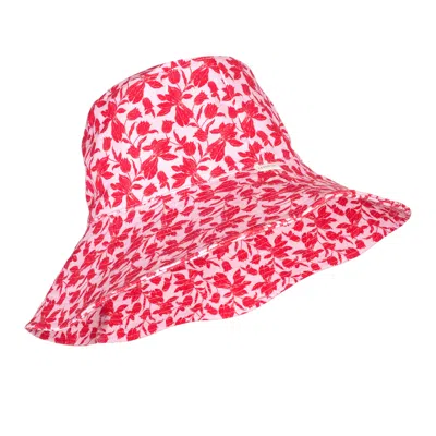 Seafolly Fleur De Bloom Bucket Hat Chilli