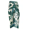 Seafolly Fleur De Bloom Pareo Sarong Evergreen In Green