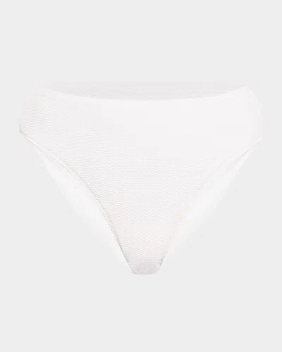 Seafolly High-rise Bikini Bottoms In White