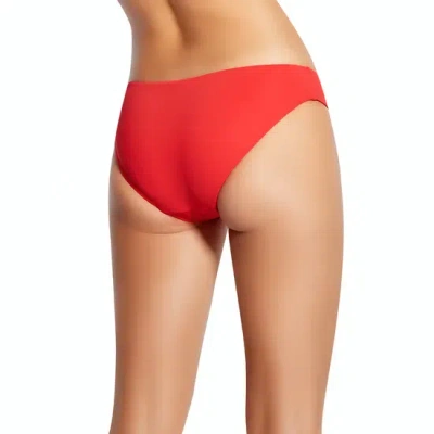 Seafolly Hipster Bikini Bottom In Red
