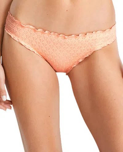 Seafolly Hipster Bikini Bottom In Sea Peach In Multi