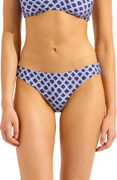 Seafolly Hipster Bikini Bottoms In Blue