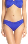 Seafolly Collective Twist Hipster Bikini Bottom In Azure