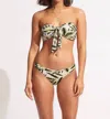Seafolly Island In The Sun Hipster Bikini Bottom In Avocado In Green