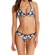 Seafolly Jagged Geo Hipster Bikini Bottom In Bluestone In Multi