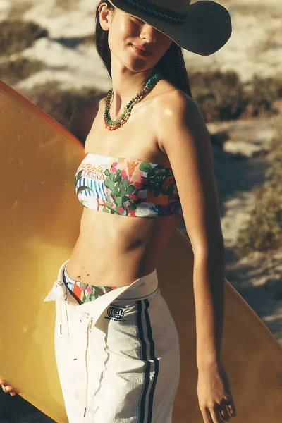 Seafolly La Boca Bandeau Bikini Top In Multi