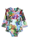 Seafolly La Boca Sunsuit In Multi