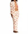 Seafolly La Palma Silk Pant In Tamarillo In Multi