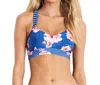 Seafolly Low Impact Sports Bra In Wildflower In Multi
