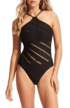 SEAFOLLY SEAFOLLY MARRAKESH DD-CUP ONE-PIECE SWIMSUIT
