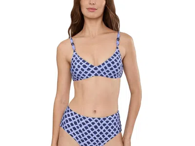 Seafolly Marseille Bralette Women's Clothing Blue Indigo: Aus 14 (us Women's 10) In Multi