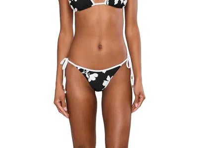 Seafolly Mayflower Tie Side Rio Pants Women's Swimwear Black: Aus 10 (us Women's 6)