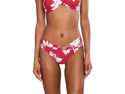 Seafolly Mayflower Twist Band Mini Hipster Women's Swimwear Cosmo Red: Aus 14 (us Women's 10)