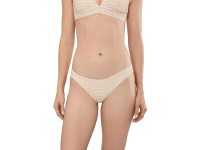 Seafolly Mesh Effect Hipster Pants Women's Swimwear Ecru: Aus 16 (us Women's 12) In Brown