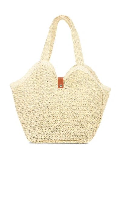 Seafolly Mirage Woven Tote Bag In Sand
