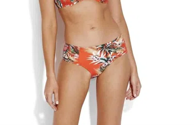SEAFOLLY OCEAN ALLEY HALTER BIKINI TOP IN TANGELO