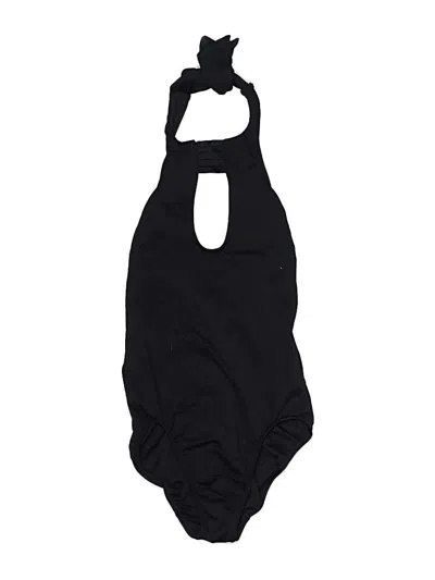 Pre-owned Seafolly One Piece Swimsuit In Black