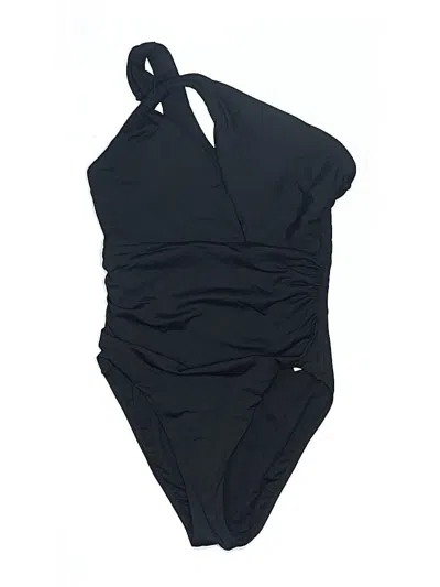 Pre-owned Seafolly One Piece Swimsuit In Black