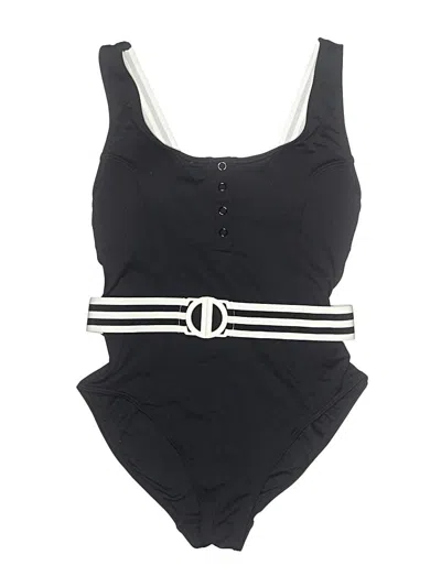 Pre-owned Seafolly One Piece Swimsuit In Black