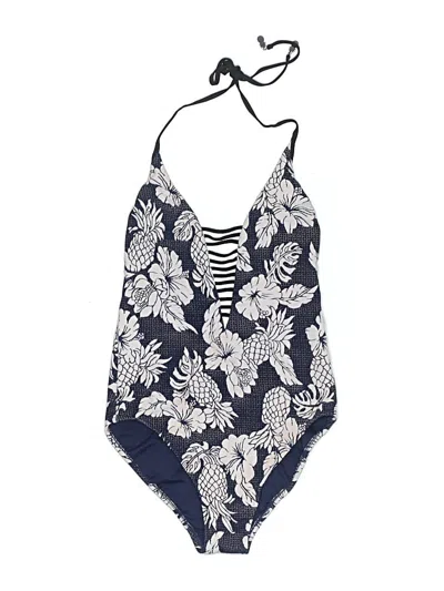 Pre-owned Seafolly One Piece Swimsuit In Blue