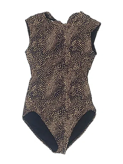 Pre-owned Seafolly One Piece Swimsuit In Gold