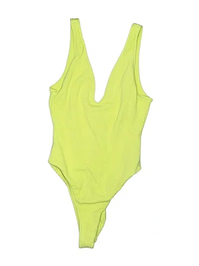 Pre-owned Seafolly One Piece Swimsuit In Green